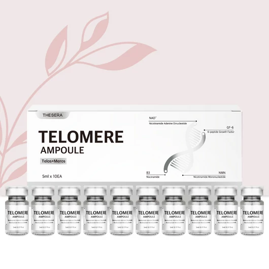 THESERA TELOMERE Ampoule – Sejtszintű revitalizációs hatóanyagkomplex - 10 db x 5 ml - PROFESSZIONÁLIS TERMÉK!