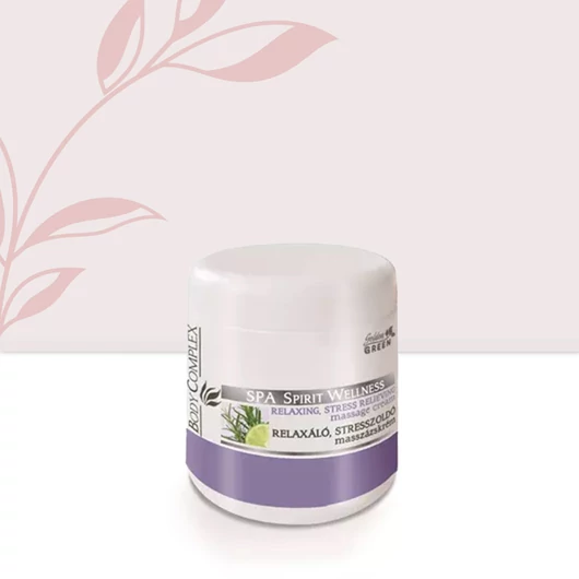 Golden Green  Spa Spirit Wellness Relaxáló Masszázskrém 250Ml